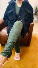 Load image into Gallery viewer, OLIVE STACKED PANT SET