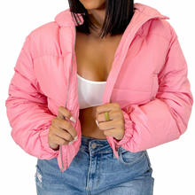 Load image into Gallery viewer, Pretty in Pink Puffer Coat
