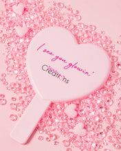 Load image into Gallery viewer, HEART HAND MIRROR  BY BEAUTY CREATIONS