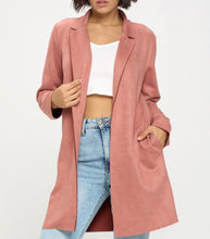 Load image into Gallery viewer, MAUVE SUEDE BLAZER