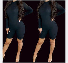 Load image into Gallery viewer, Jacqueline Romper Reversible (Black)