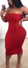 Load image into Gallery viewer, Love Fitted Tube Dress