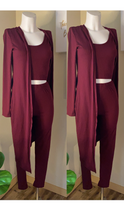 Load image into Gallery viewer, Fall Into Our 3 Pc Set (Burgundy)