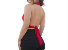 Load image into Gallery viewer, Ruby Halter Top (Red)
