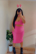 Load image into Gallery viewer, Nicki Dress ( Cris Cross Back BARBIE PINK)
