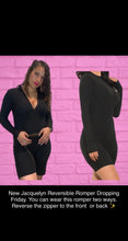 Load image into Gallery viewer, Jacqueline Romper Reversible (Black)