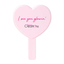Load image into Gallery viewer, HEART HAND MIRROR  BY BEAUTY CREATIONS