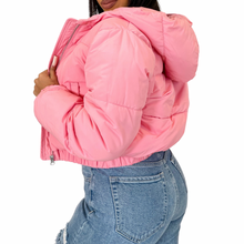 Load image into Gallery viewer, Pretty in Pink Puffer Coat