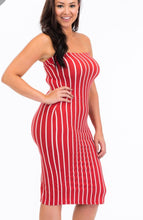 Load image into Gallery viewer, Essential Stripes Tube Dress (PLUS LOVE)