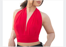 Load image into Gallery viewer, Ruby Halter Top (Red)