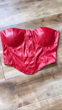 Load image into Gallery viewer, Karol Corset Rojo Top (Red)