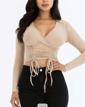 Load image into Gallery viewer, Odalis Long sleeve Top (Nude )
