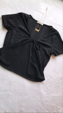 Load image into Gallery viewer, Open Tie Top (Black)