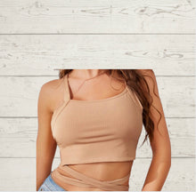 Load image into Gallery viewer, Natalie Cross back (Nude)