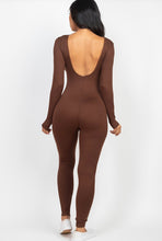 Load image into Gallery viewer, Long sleeve Jumpsuit (coffee)