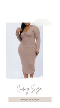 Load image into Gallery viewer, Skims Long Sleeve Taupe Gray Curvy Size (XL-3XL)