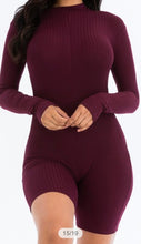 Load image into Gallery viewer, Jaqueline Romper Reversible (Burgundy)
