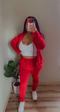 Load image into Gallery viewer, Velour Set (Red)