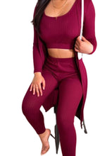 Load image into Gallery viewer, Fall Into Our 3 Pc Set (Burgundy)