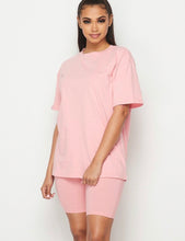 Load image into Gallery viewer, On The Go (Sets) T-Shirt and Biker Shorts